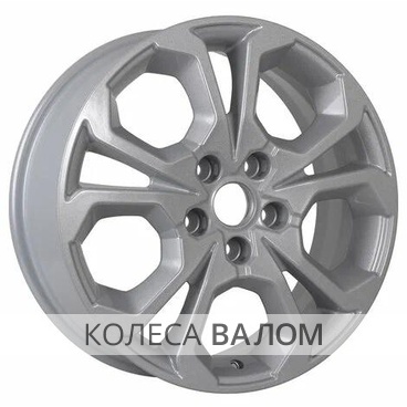 Khomen Wheels KHW1711 (Arkana/Kaptur) 6.5x17 5x114.3 ET50 66.1 F-Silver-FP